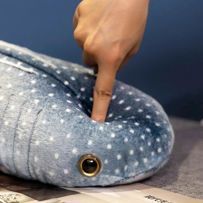 Kawaii Blue Whale Shark Soft Toy Plushie — image 2