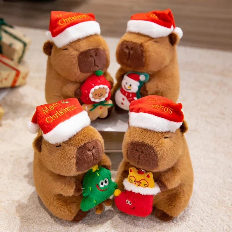 Kawaii Capybara Christmas Plushies — image 3