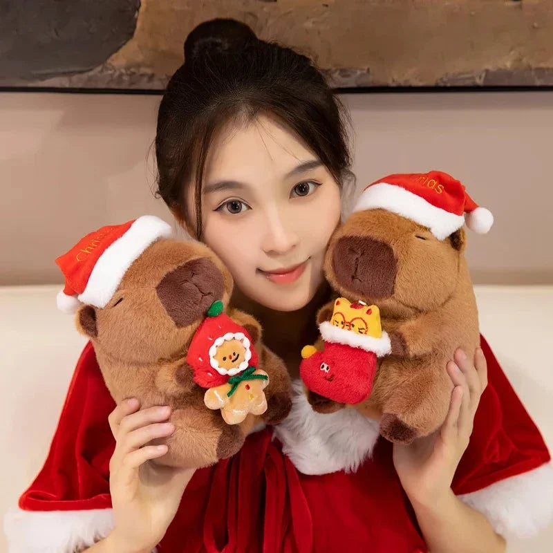 Kawaii Capybara Christmas Plushies — image 11