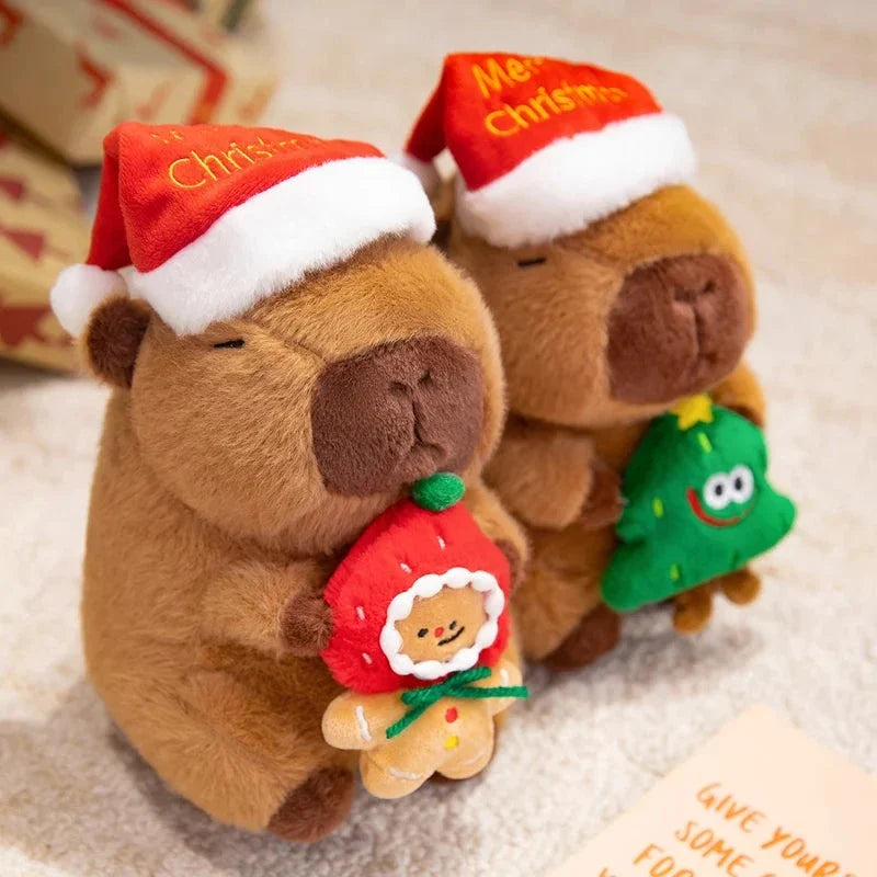 Kawaii Capybara Christmas Plushies — image 4