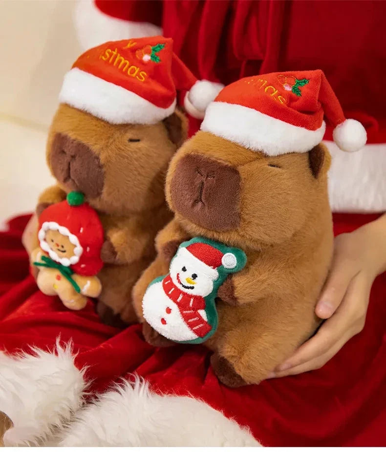 Kawaii Capybara Christmas Plushies — image 7