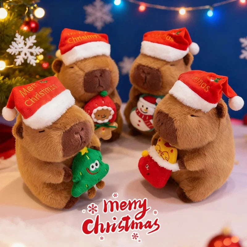 Kawaii Capybara Christmas Plushies — image 6