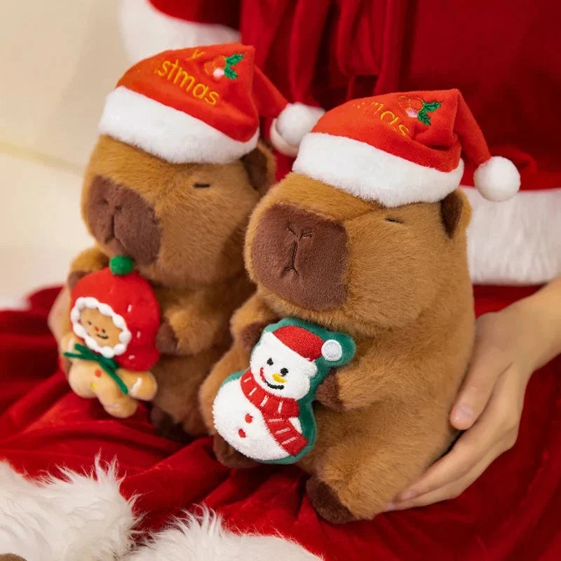 Kawaii Capybara Christmas Plushies — image 9