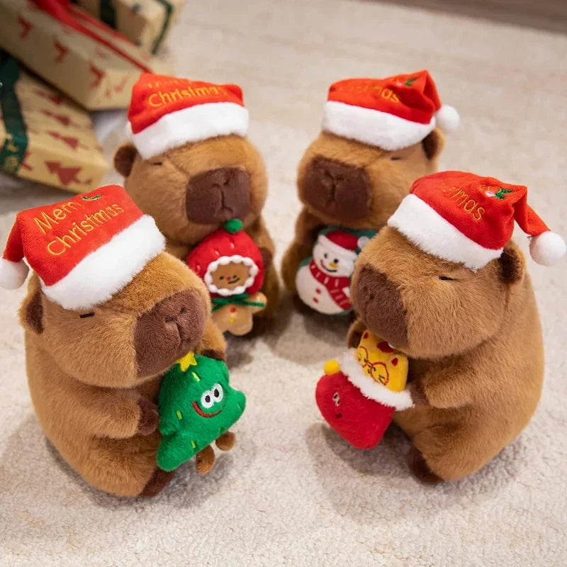 Kawaii Capybara Christmas Plushies — image 5