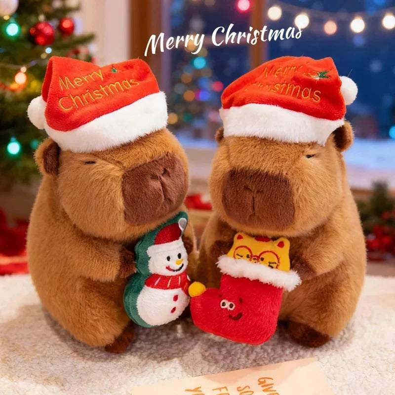 Kawaii Capybara Christmas Plushies — image 12