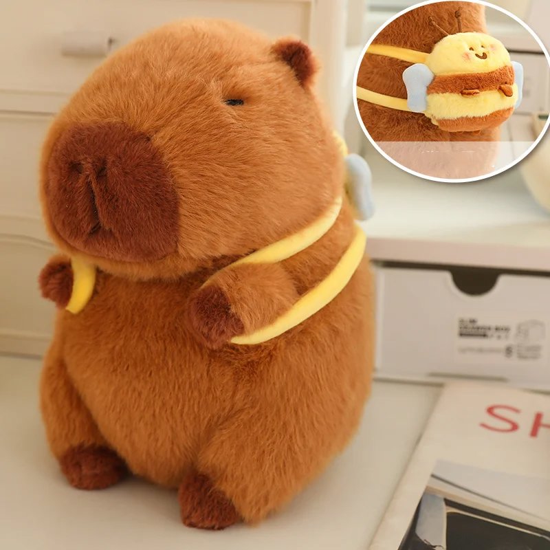 Kawaii Capybara with Backpack Plush Collection — image 21