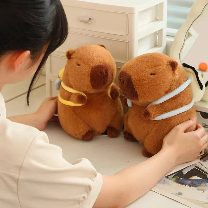 Kawaii Capybara with Backpack Plush Collection — image 23