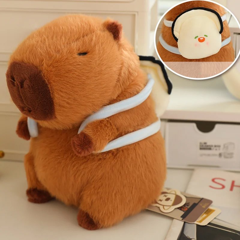 Kawaii Capybara with Backpack Plush Collection — image 22