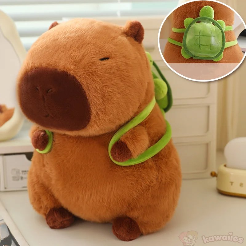 Kawaii Capybara with Backpack Plush Collection — image 20