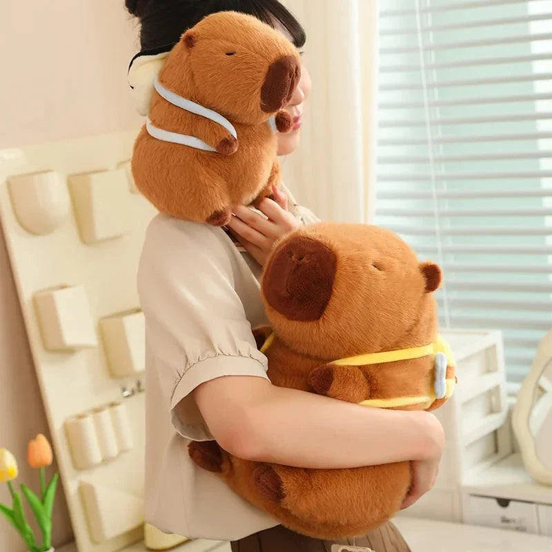 Kawaii Capybara with Backpack Plush Collection — image 14