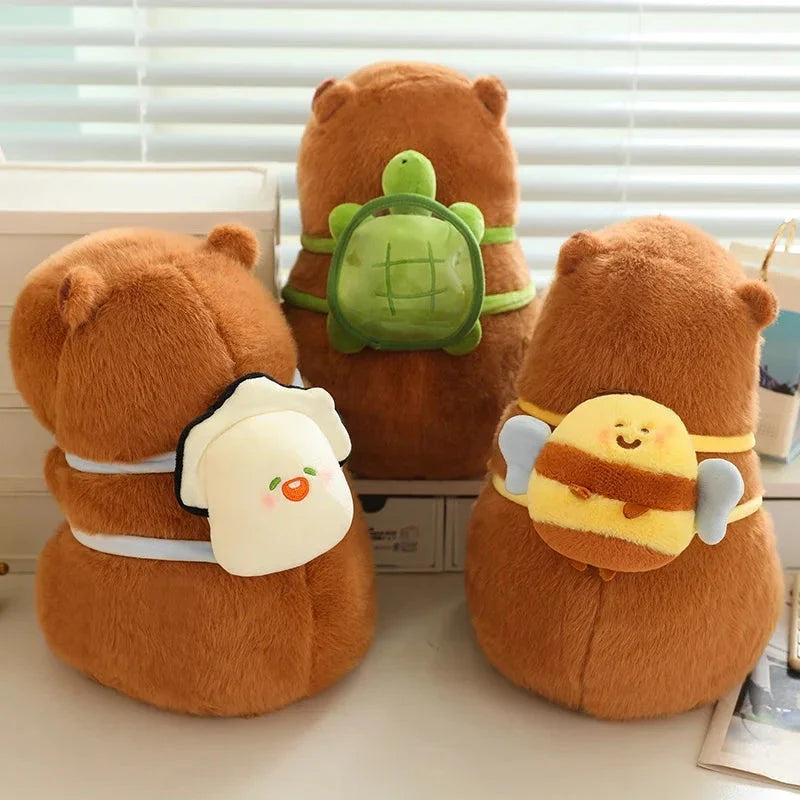 Kawaii Capybara with Backpack Plush Collection — image 2