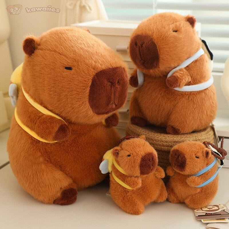 Kawaii Capybara with Backpack Plush Collection — image 3
