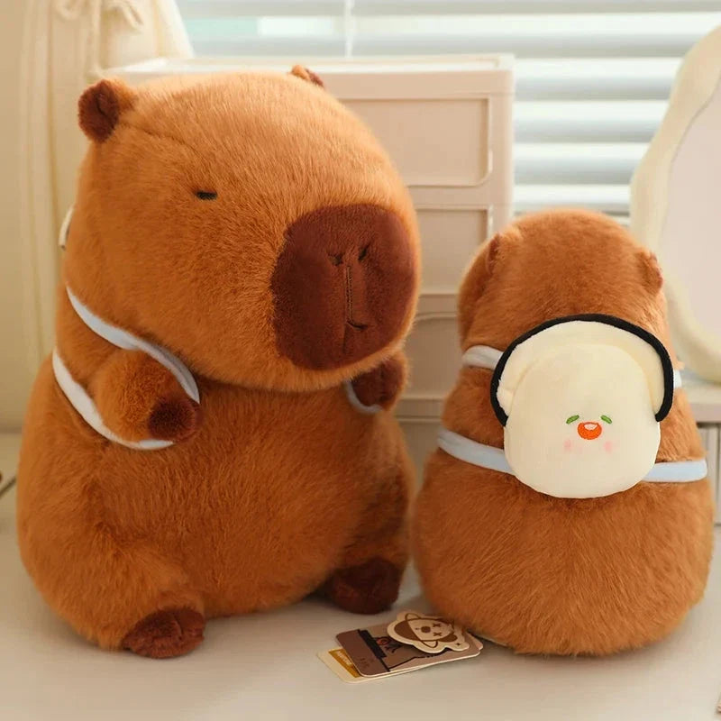 Kawaii Capybara with Backpack Plush Collection — image 5