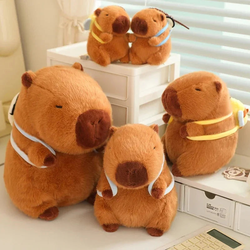 Kawaii Capybara with Backpack Plush Collection — image 6