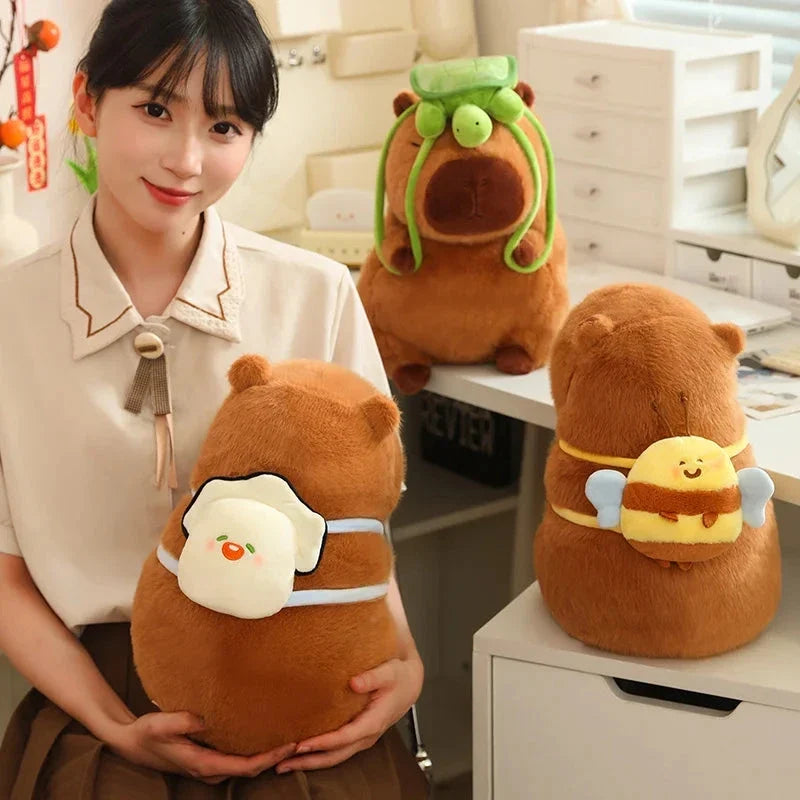 Kawaii Capybara with Backpack Plush Collection — image 8