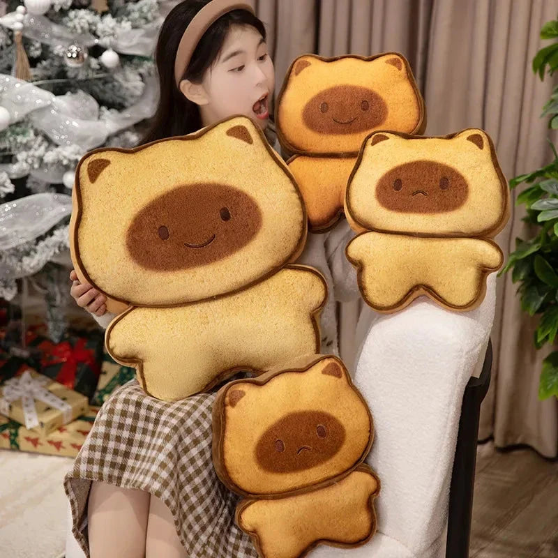 Kawaii Cat Bread Biscuit Cookie Plushies — image 10