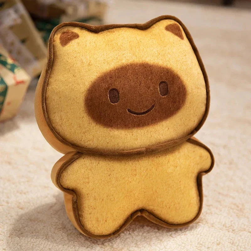 Kawaii Cat Bread Biscuit Cookie Plushies — image 1