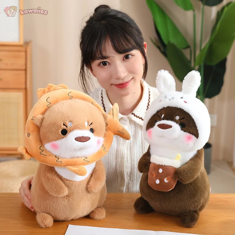 Kawaii Dress-up Otter Plush — image 3
