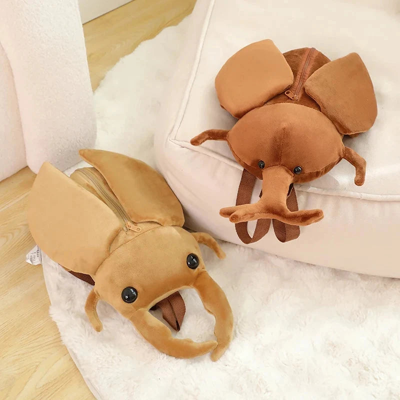 Kawaii Dung Beetles Plush Backpacks — image 1