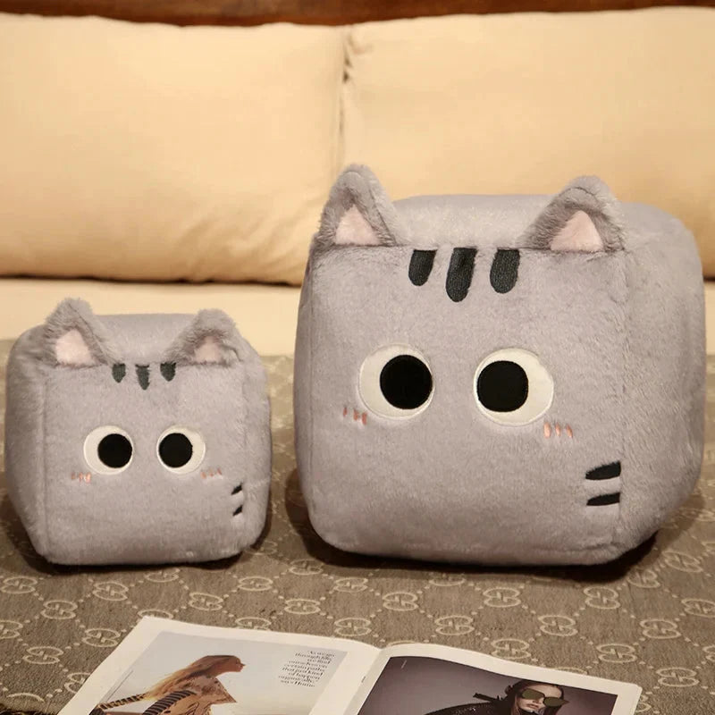 Kawaii Fluffy Cube Cat Plushie Collection — image 11
