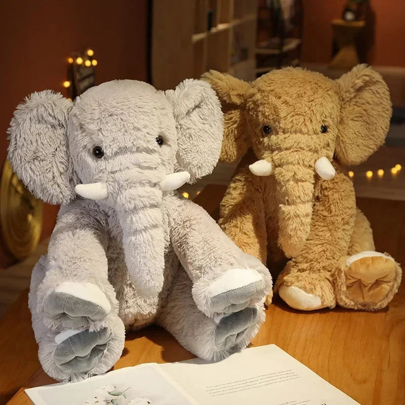 Kawaii Fluffy Elephant Plush Family — image 11