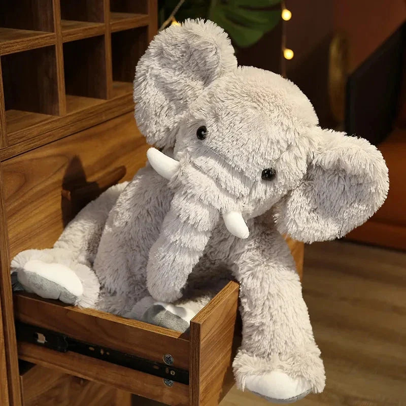 Kawaii Fluffy Elephant Plush Family — image 10