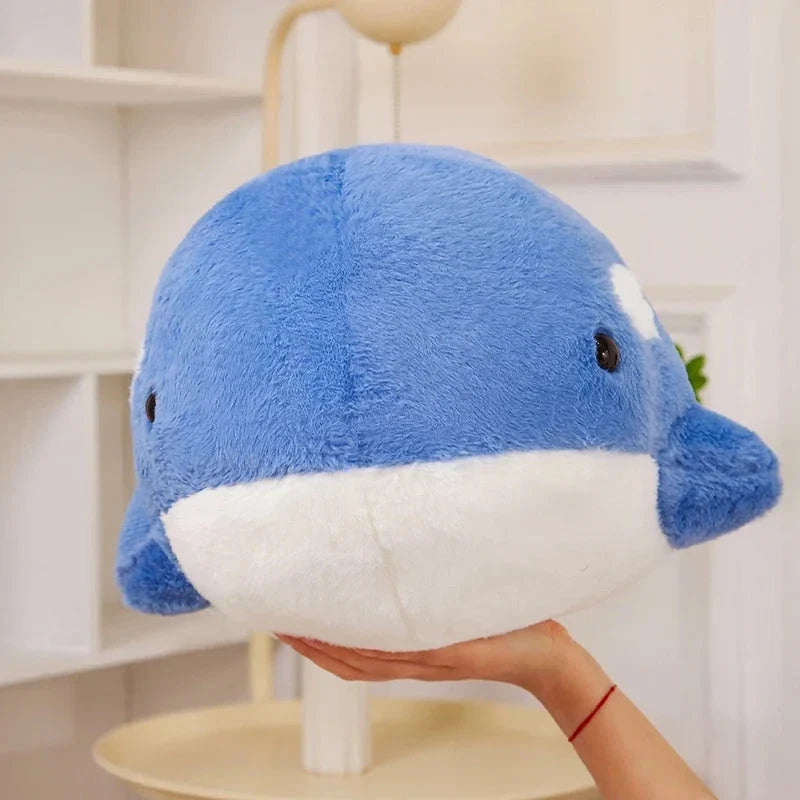 Kawaii Fluffy Gray Blue Killer Whale Plushies — image 12