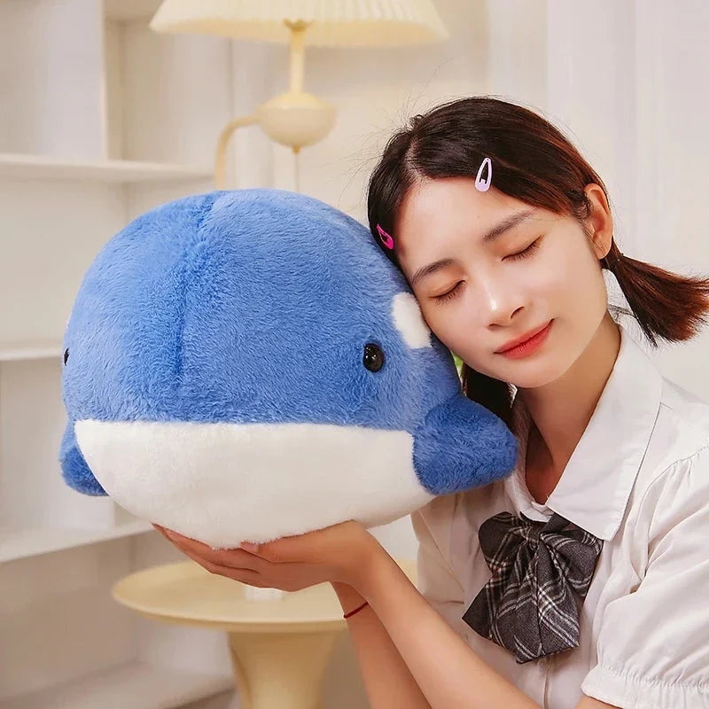 Kawaii Fluffy Gray Blue Killer Whale Plushies — image 13