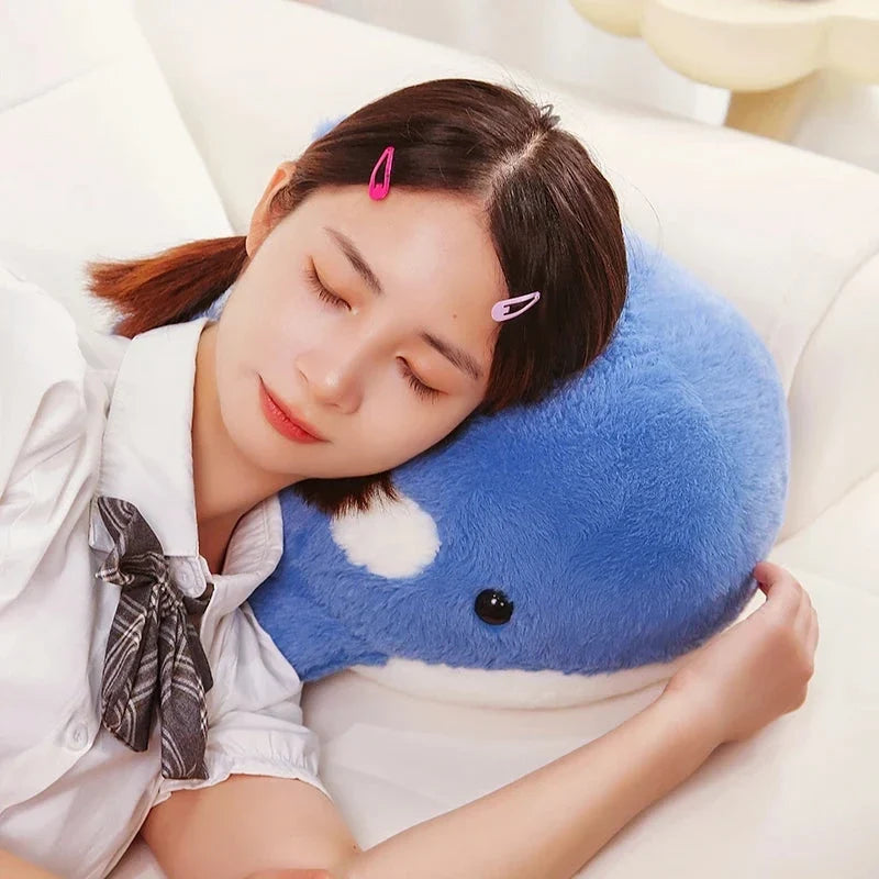 Kawaii Fluffy Gray Blue Killer Whale Plushies — image 10