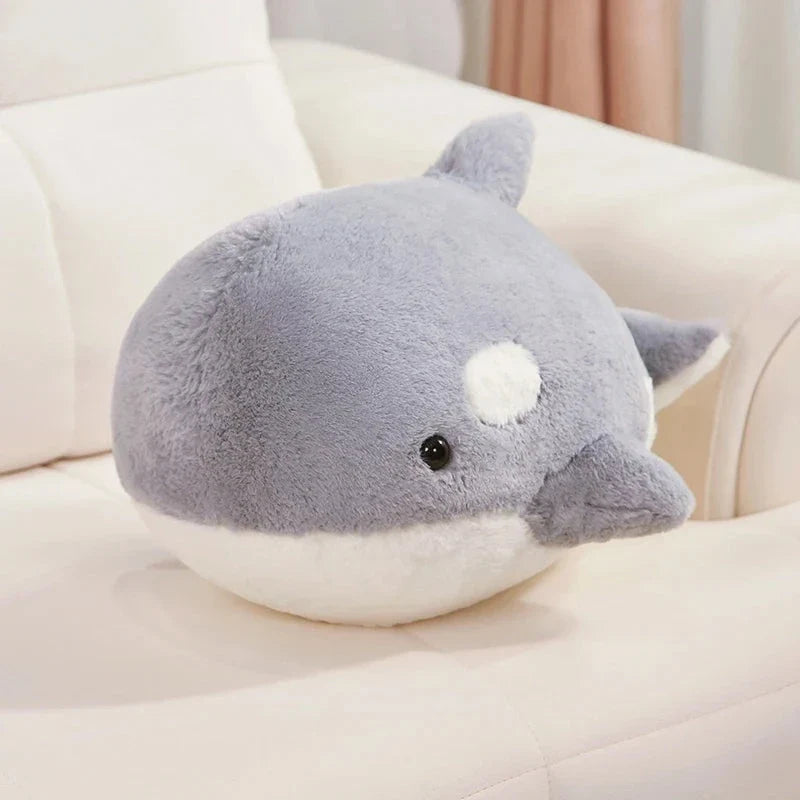 Kawaii Fluffy Gray Blue Killer Whale Plushies — image 19