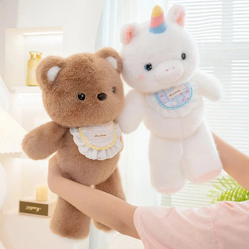 Kawaii Fluffy Sitting Animal Plushie Squad — image 7