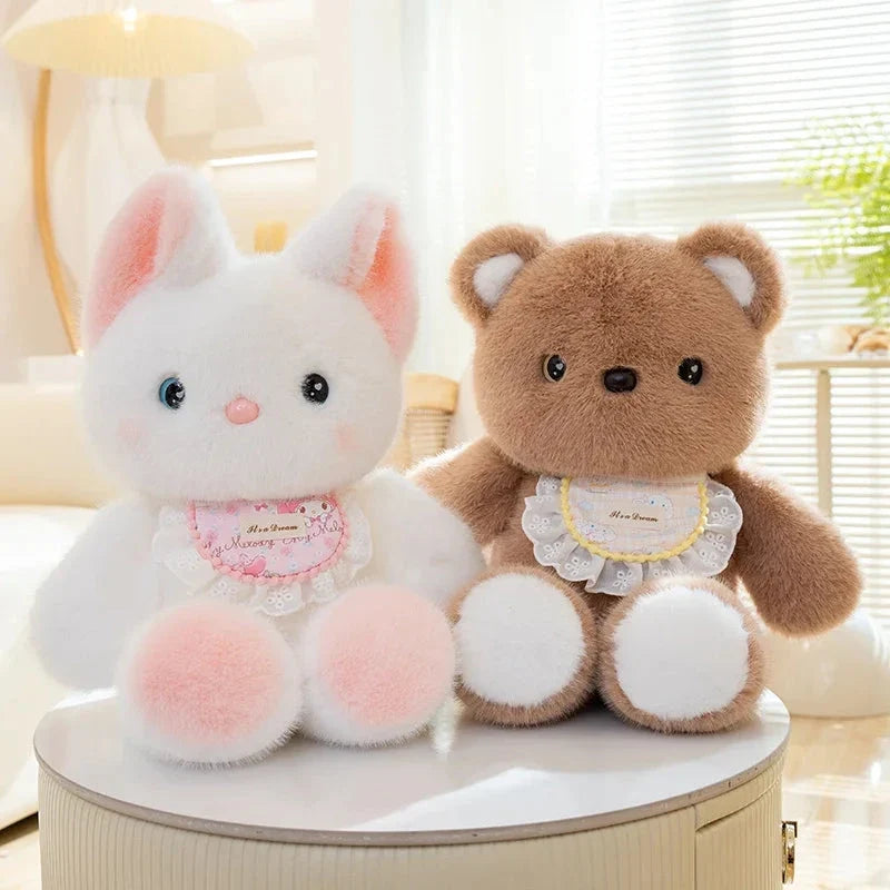 Kawaii Fluffy Sitting Animal Plushie Squad — image 4