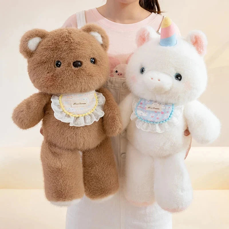 Kawaii Fluffy Sitting Animal Plushie Squad — image 2