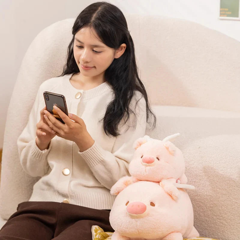 Kawaii Flying Angel Pig Plush — image 6