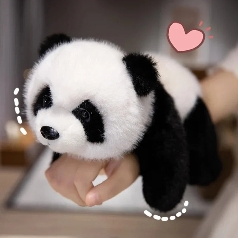 Kawaii Fuzzy Black Brown Panda Plushies — image 11