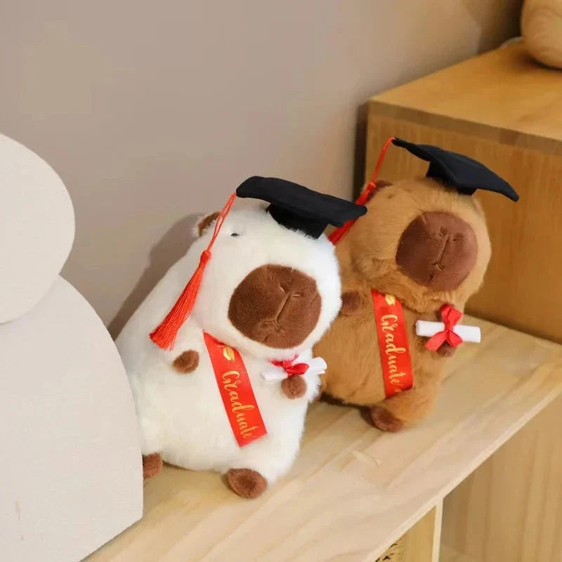 Kawaii Graduation Capybara Plushies — image 7