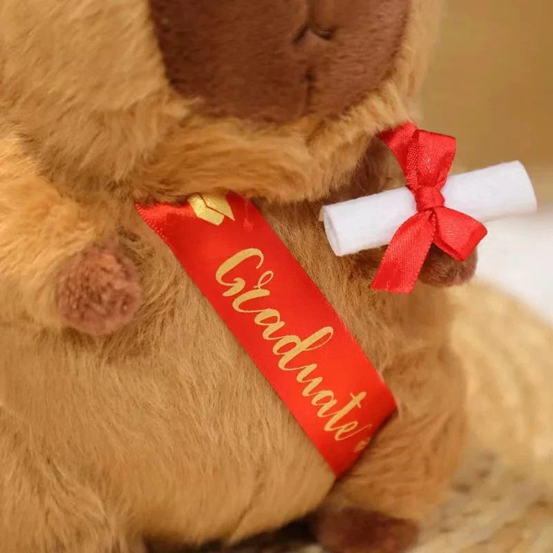 Kawaii Graduation Capybara Plushies — image 11