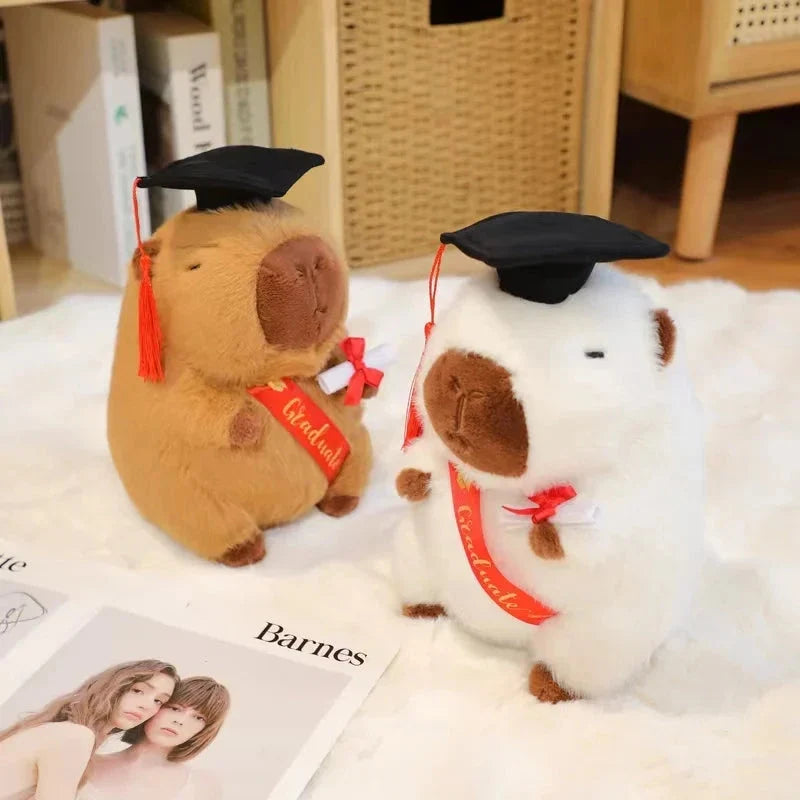 Kawaii Graduation Capybara Plushies — image 3