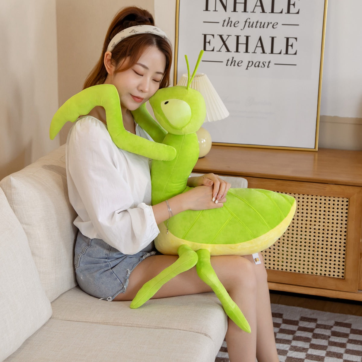 Kawaii Green Praying Mantis Plushie — image 7