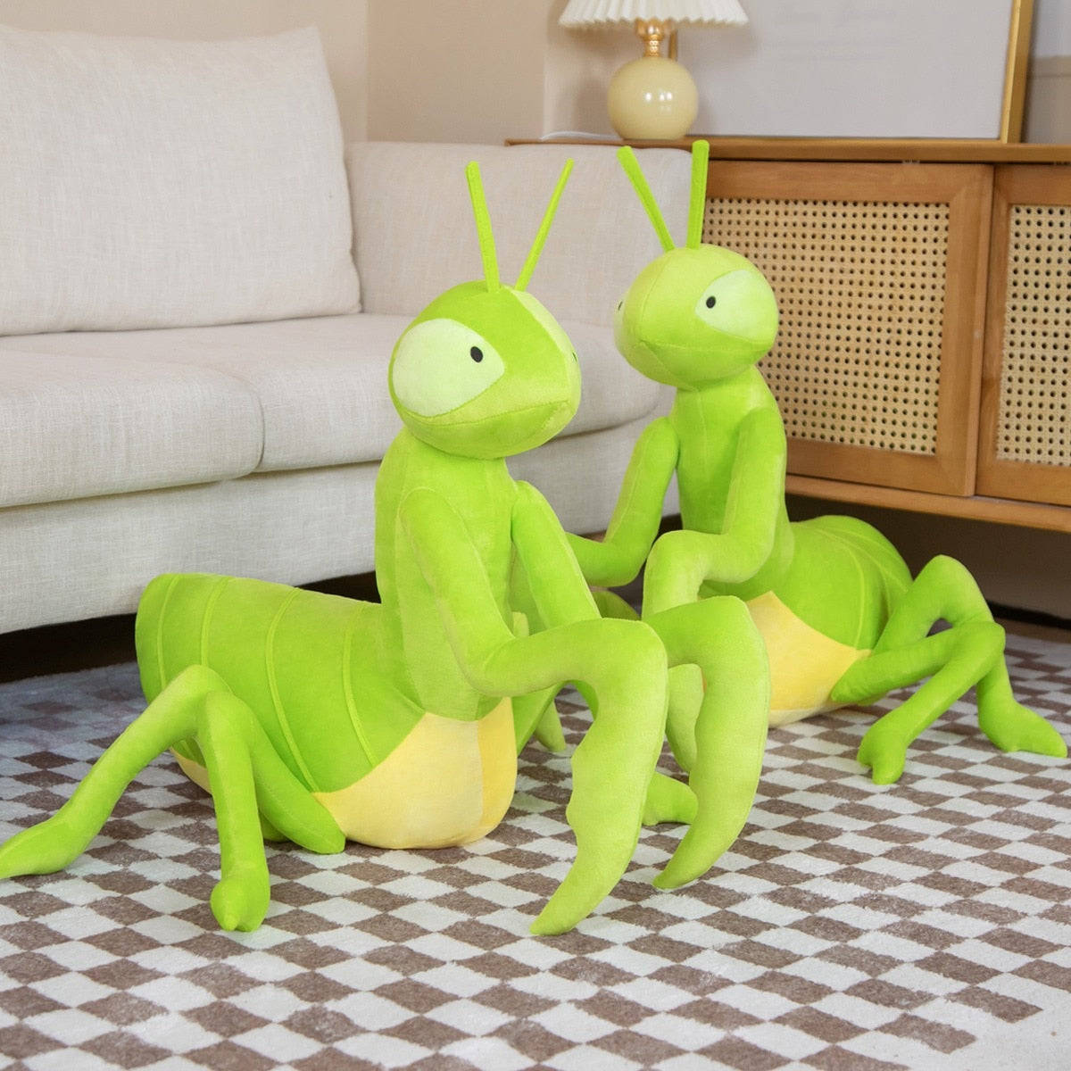 Kawaii Green Praying Mantis Plushie — image 1