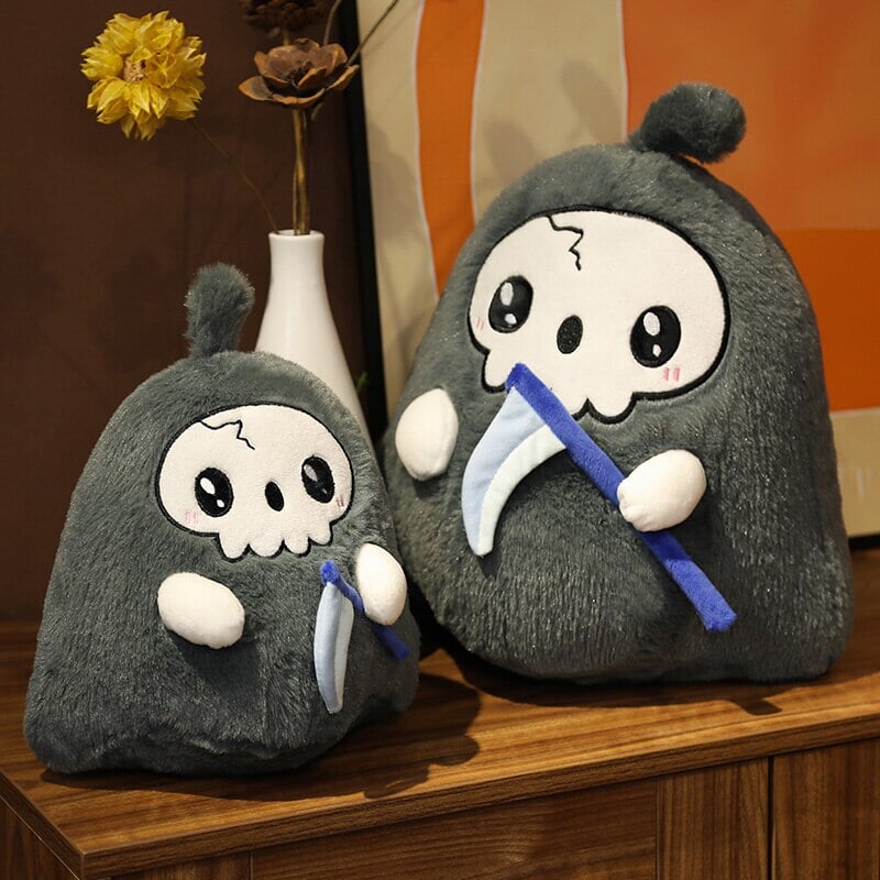 Kawaii Grim Reaper & Ghost Halloween Plushies — image 11