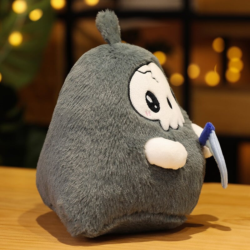 Kawaii Grim Reaper & Ghost Halloween Plushies — image 4
