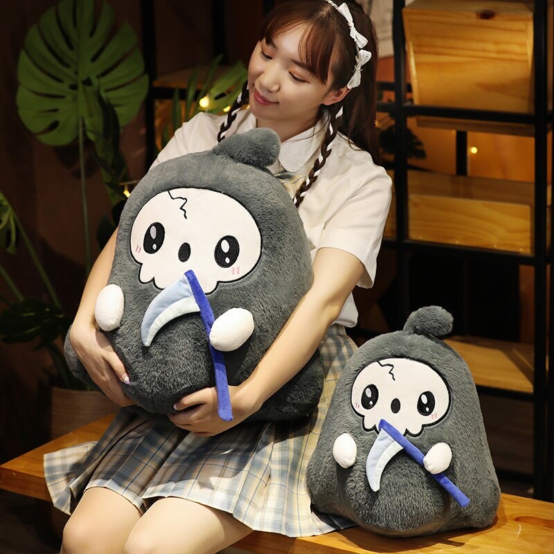 Kawaii Grim Reaper & Ghost Halloween Plushies — image 10