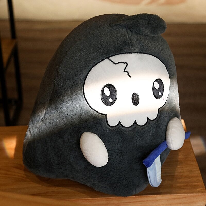 Kawaii Grim Reaper & Ghost Halloween Plushies — image 9
