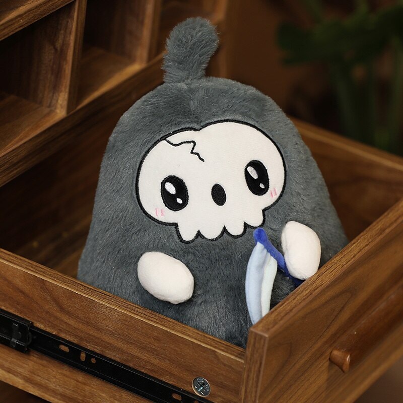 Kawaii Grim Reaper & Ghost Halloween Plushies — image 7