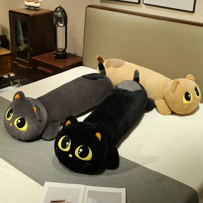 Kawaii Long Snuggly Cat Plush Family — image 2