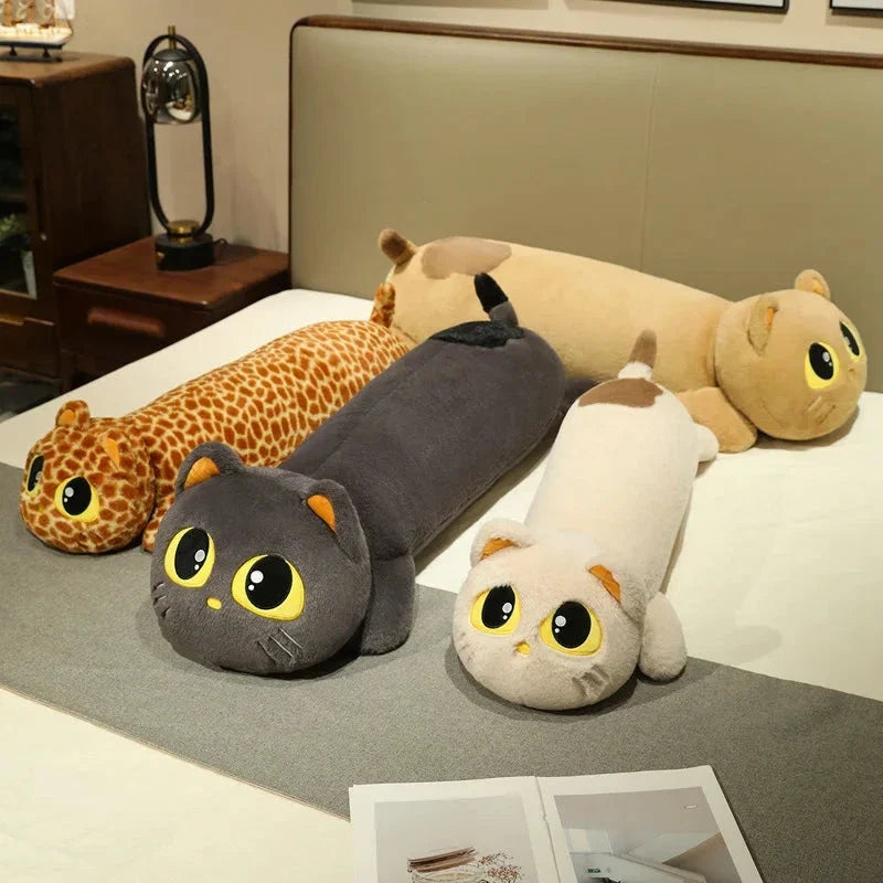 Kawaii Long Snuggly Cat Plush Family — image 3