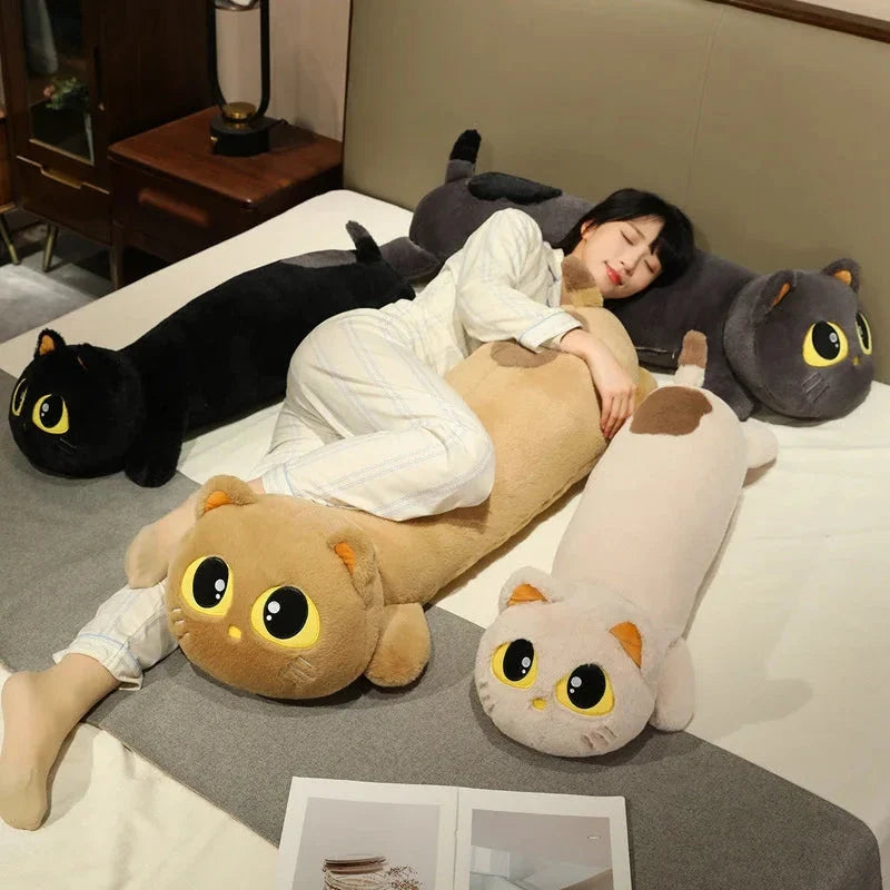 Kawaii Long Snuggly Cat Plush Family — image 10
