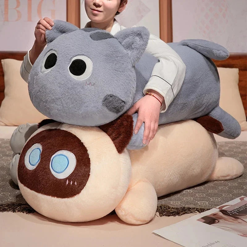 Kawaii Long Snuggly Cat Plushies — image 2