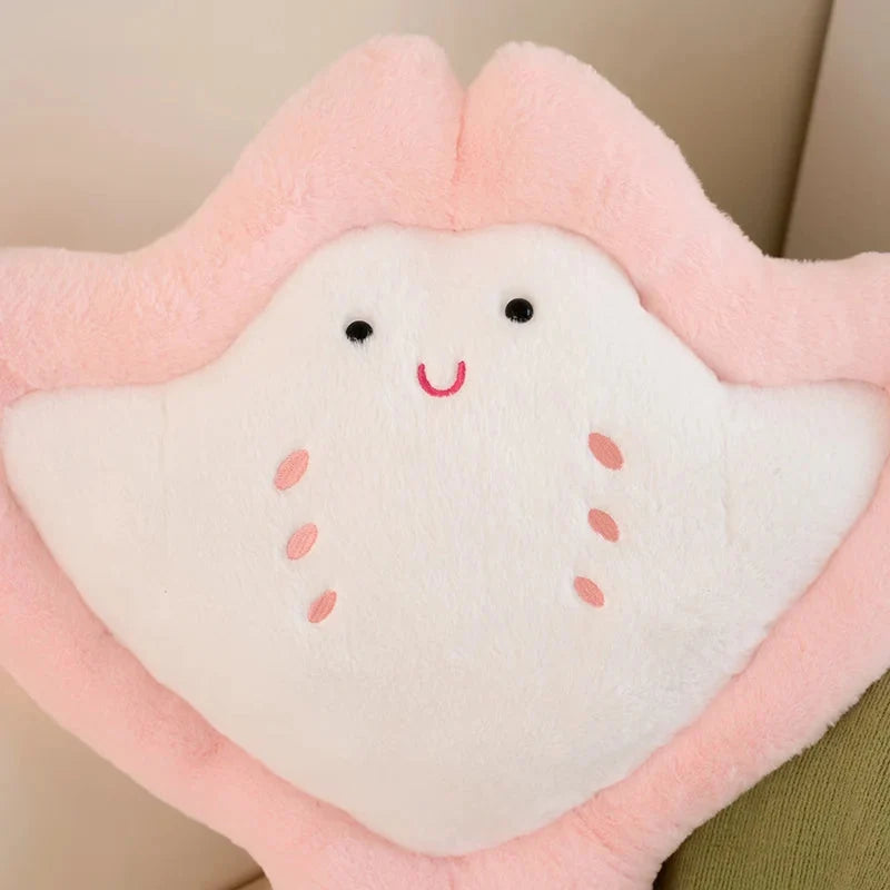 Kawaii Pastel Fluffy Stingray Plushies — image 9